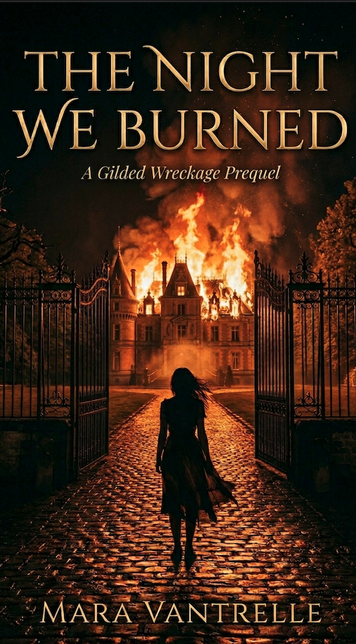 The Night We Burned — A Gilded Wreckage Prequel by Mara Vantrelle